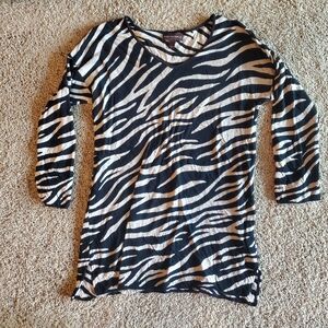 Dana Buchman Zebra Shirt